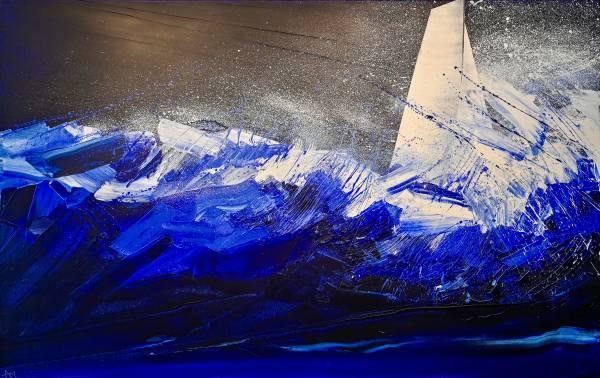 - Acrylic on Canvas, Painting by Annabel Menheneott, measuring 75 x 122 cm (H x W) framed at 80 x 126 cm £1995